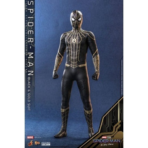 Spider-Man: Sin camino a casa Figura Movie Masterpiece 1/6 Spider-Man (Black & Gold Suit) 30 cm