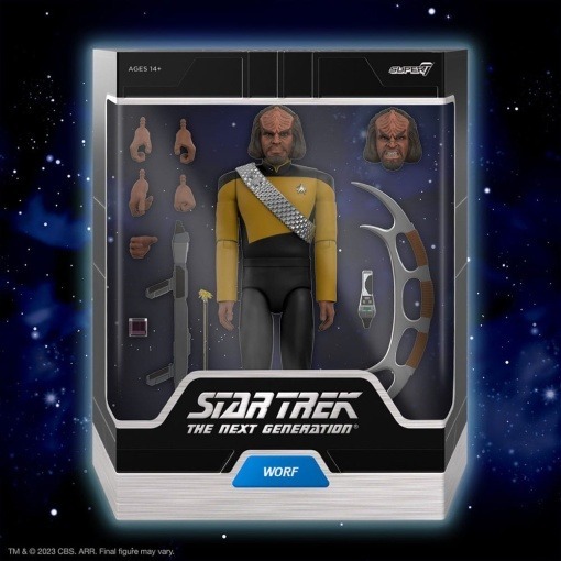 Star Trek: The Next Generation Figura Ultimates Worf 18 cm