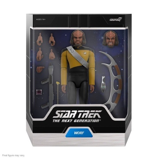 Star Trek: The Next Generation Figura Ultimates Worf 18 cm