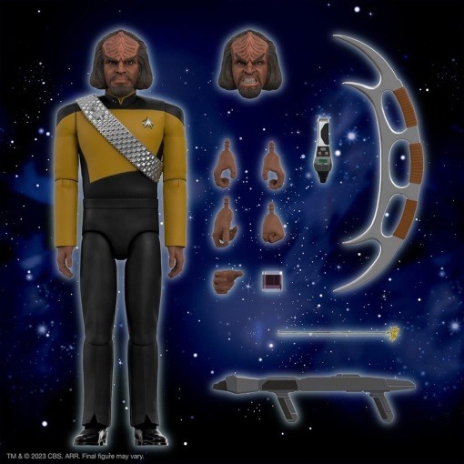 Star Trek: The Next Generation Figura Ultimates Worf 18 cm