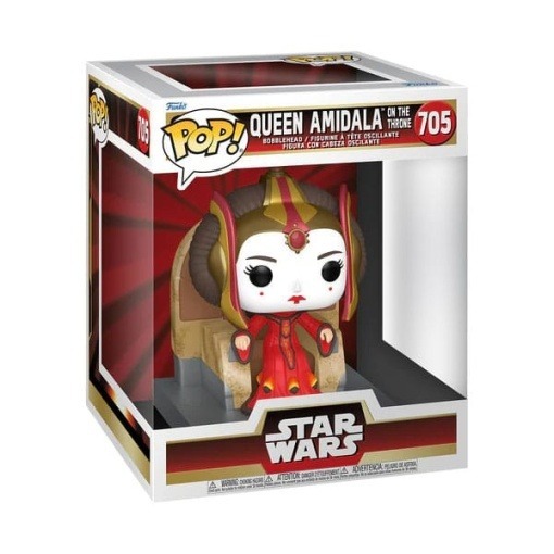 Star Wars POP! Deluxe Vinyl Figura Amidala on Throne 9 cm