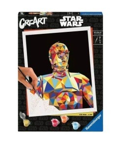 Star Wars Set de Pintar por Numeros CreArt C-3PO 24 x 30 cm