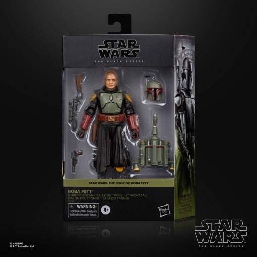 Star Wars: The Book of Boba Fett Black Series Figura Deluxe 2022 Boba Fett (Throne Room) 15 cm