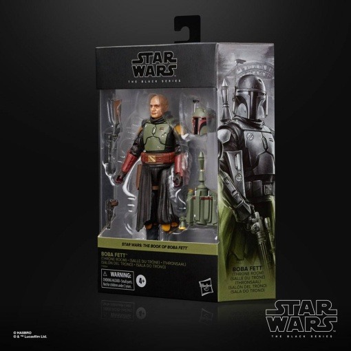 Star Wars: The Book of Boba Fett Black Series Figura Deluxe 2022 Boba Fett (Throne Room) 15 cm