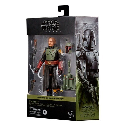 Star Wars: The Book of Boba Fett Black Series Figura Deluxe 2022 Boba Fett (Throne Room) 15 cm