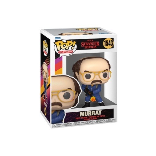 Stranger Things Figura POP! TV Vinyl Murray w/Flamethrower 9 cm