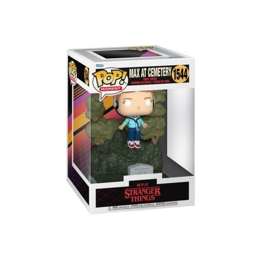 Stranger Things POP Moments Deluxe Vinyl Figuras Max at Cemetery 9 cm