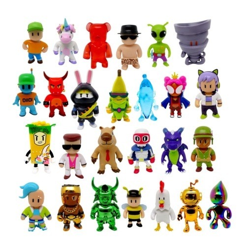 Stumble Guys Display de 18 Minifiguras Serie 2 5 cm