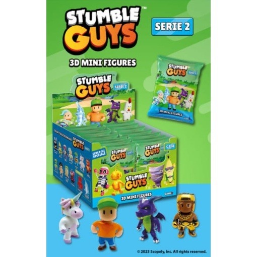 Stumble Guys Display de 18 Minifiguras Serie 2 5 cm