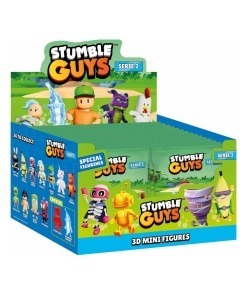 Stumble Guys Display de 18 Minifiguras Serie 2 5 cm