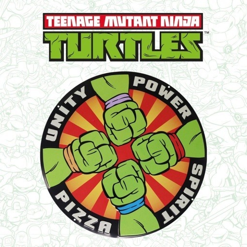 Teenage Mutant Ninja Turtles Placa de Chapa Pizza Power