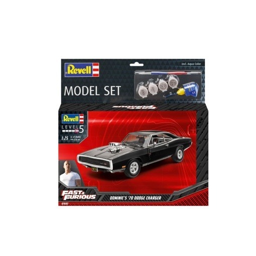 The Fast & Furious Maqueta con accesorios Basic Dominic's 1970 Dodge Charger