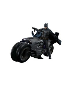 The Flash Figura con Vehículo Movie Masterpiece 1/6 Batman & Batcycle Set 30 cm