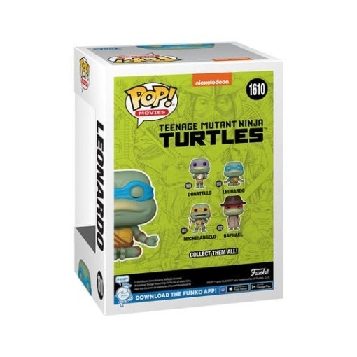 Tortugas Ninja POP! Movies Vinyl Figura Leonardo(Meditating) 9 cm