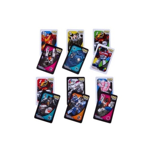 Transformers Juego de cartas UNO Flip!