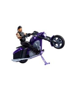 WWE Wrekkin' Vehículo Big Evil Slamcycle con Figura Undertaker 15 cm