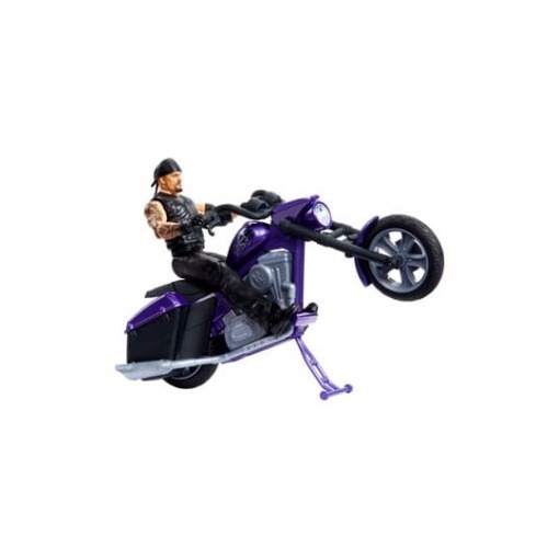 WWE Wrekkin' Vehículo Big Evil Slamcycle con Figura Undertaker 15 cm