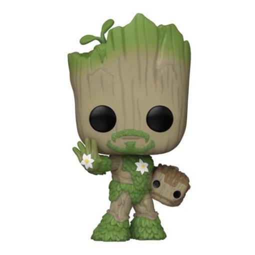 We Are Groot Figura POP! Movies Vinyl Iron Man 9 cm