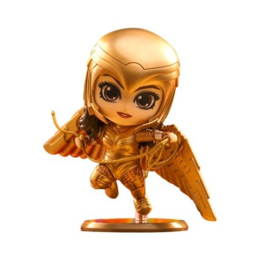 Wonder Woman 1984 Minifigura Cosbaby (S) Golden Armor Wonder Woman (Flying Version) 10 cm