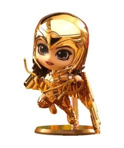 Wonder Woman 1984 Minifigura Cosbaby (S) Golden Armor Wonder Woman (Metallic Gold Version) 10 cm