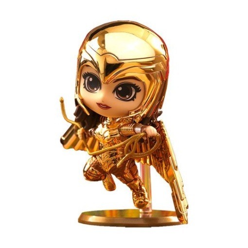 Wonder Woman 1984 Minifigura Cosbaby (S) Golden Armor Wonder Woman (Metallic Gold Version) 10 cm