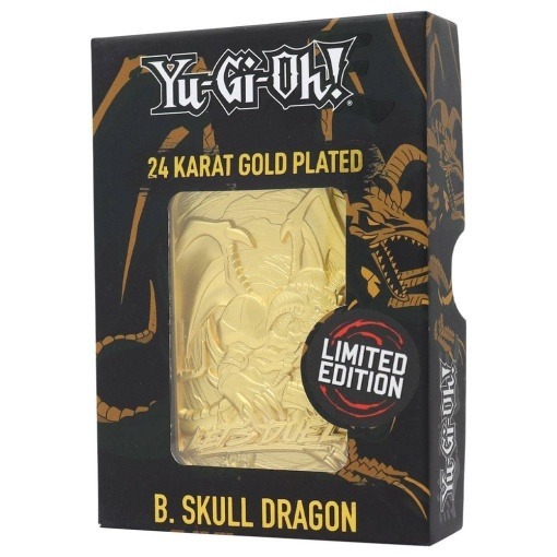 Yu-Gi-Oh! Réplica Card B. Skull Dragon (bañado en oro)