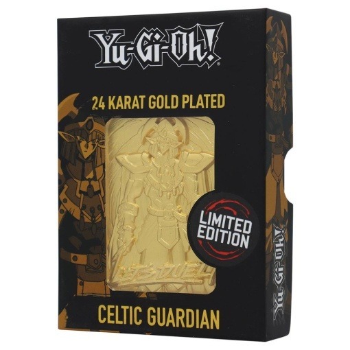 Yu-Gi-Oh! Réplica Card Celtic Guardian (bañado en oro)