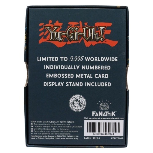 Yu-Gi-Oh! Réplica Card Dark Paladin Limited Edition