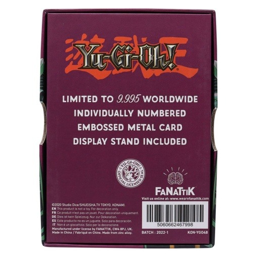 Yu-Gi-Oh! Réplica Card Jinzo Limited Edition