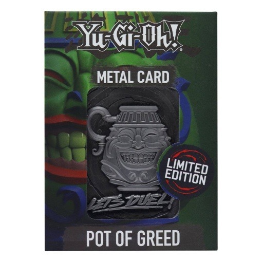 Yu-Gi-Oh! Réplica Card Pot of Greed Limited Edition