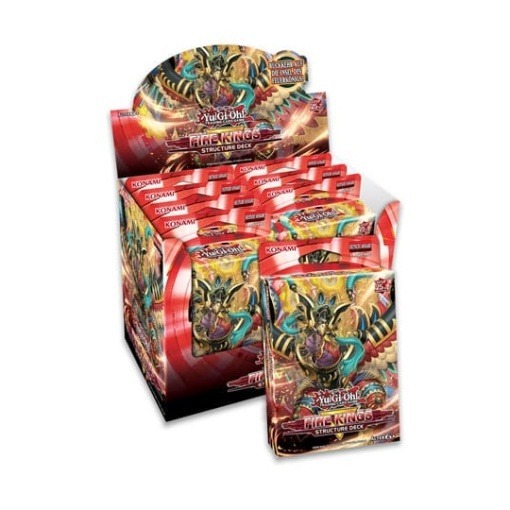 Yu-Gi-Oh! TCG Display Structure Deck Revamped: Fire Kings (Reprint) (8) *ALEMÁN*