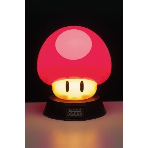 Super Mario lámpara 3D Mushroom 10 cm