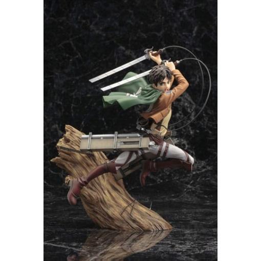 Attack on Titan Estatua ARTFXJ PVC 1/8 Eren Yeager Renewal Package Ver. 26 cm