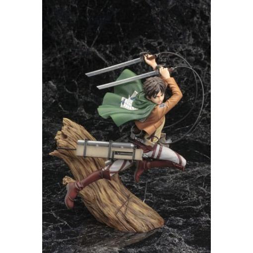 Attack on Titan Estatua ARTFXJ PVC 1/8 Eren Yeager Renewal Package Ver. 26 cm