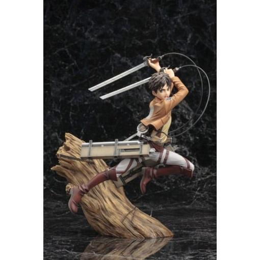 Attack on Titan Estatua ARTFXJ PVC 1/8 Eren Yeager Renewal Package Ver. 26 cm