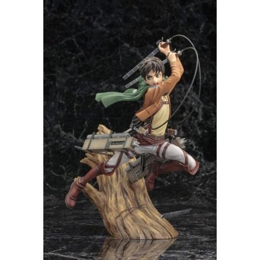 Attack on Titan Estatua ARTFXJ PVC 1/8 Eren Yeager Renewal Package Ver. 26 cm