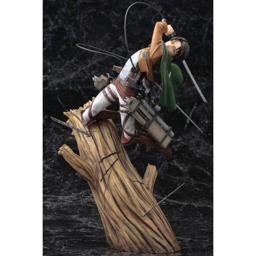 Attack on Titan Estatua ARTFXJ PVC 1/8 Levi Renewal Package Ver. 28 cm