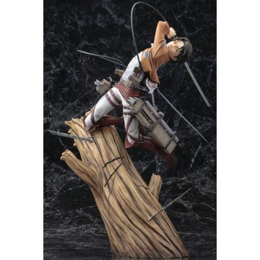 Attack on Titan Estatua ARTFXJ PVC 1/8 Levi Renewal Package Ver. 28 cm