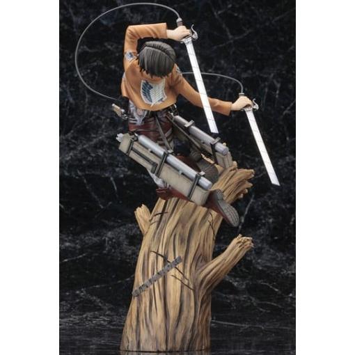 Attack on Titan Estatua ARTFXJ PVC 1/8 Levi Renewal Package Ver. 28 cm