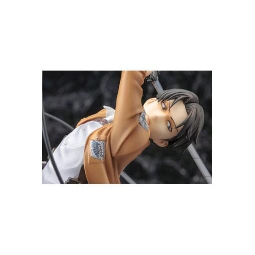 Attack on Titan Estatua ARTFXJ PVC 1/8 Levi Renewal Package Ver. 28 cm