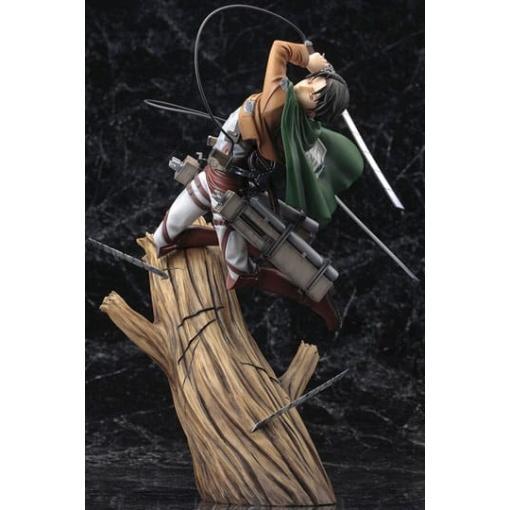 Attack on Titan Estatua ARTFXJ PVC 1/8 Levi Renewal Package Ver. 28 cm