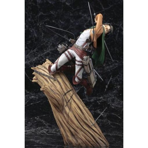 Attack on Titan Estatua ARTFXJ PVC 1/8 Levi Renewal Package Ver. 28 cm