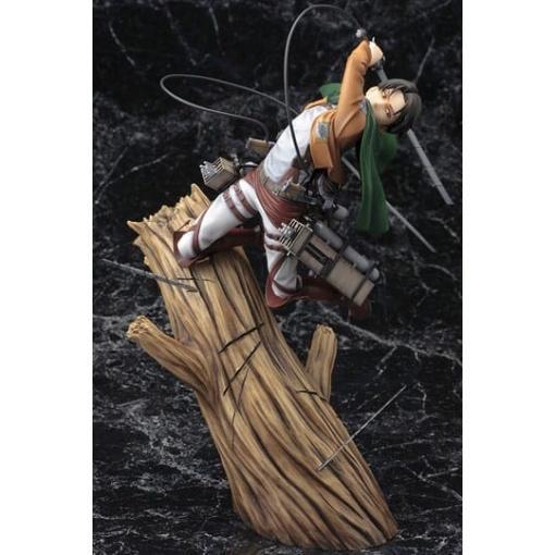 Attack on Titan Estatua ARTFXJ PVC 1/8 Levi Renewal Package Ver. 28 cm