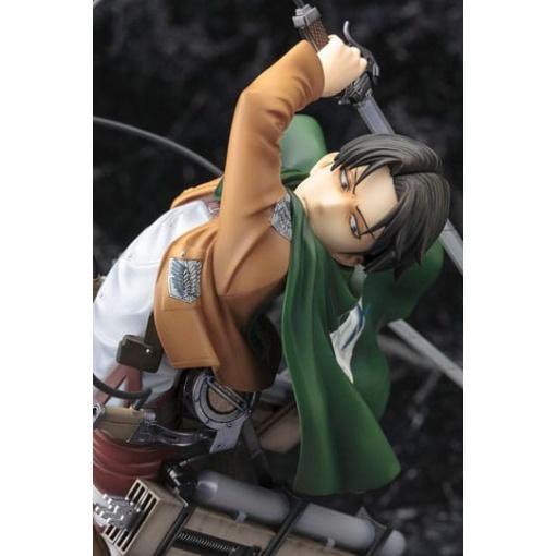 Attack on Titan Estatua ARTFXJ PVC 1/8 Levi Renewal Package Ver. 28 cm