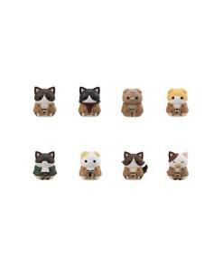 Attack on Titan Mega Cat Project Pack de 8 Figuras Attack on Tinyan Gathering Scout Regiment danyan! 3 cm