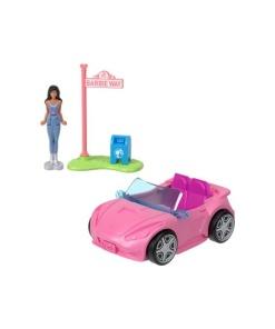 Barbie Mini BarbieLand Muñeca & vehiculo 4 cm