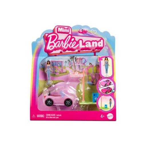 Barbie Mini BarbieLand Muñeca & vehiculo 4 cm