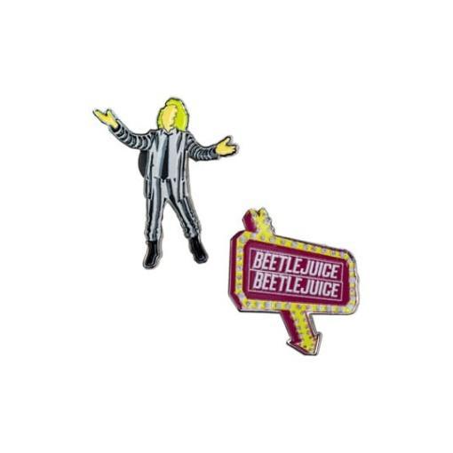 Beetlejuice Pack 2 Pin Chapas Beetlejuice