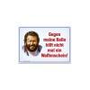 Bud Spencer Placa de Chapa Gegen meine Kelle hilft nicht mal... 10 x 15 cm