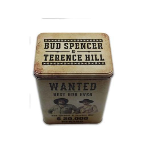 Bud Spencer & Terence Hill Lata de metal Wanted